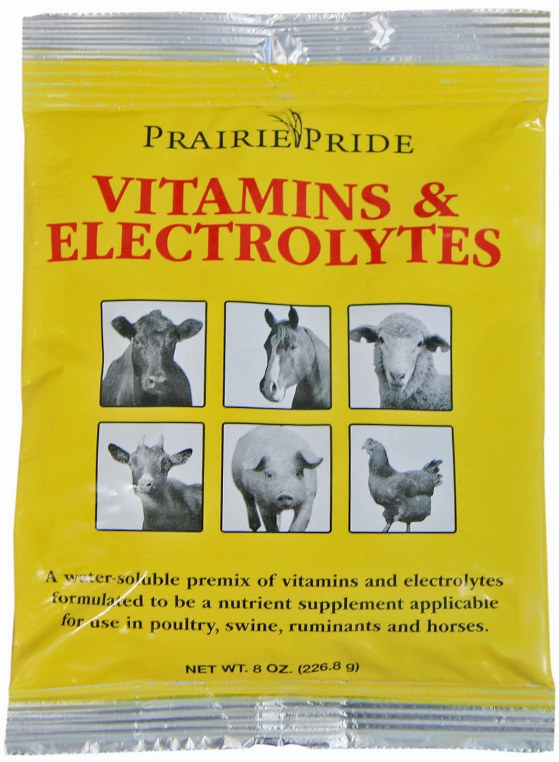 Prairie Pride Vitamins & Electrolytes, 8 oz wet cat food canned food for cats gravy cat cans soft texture cat food wet pouches