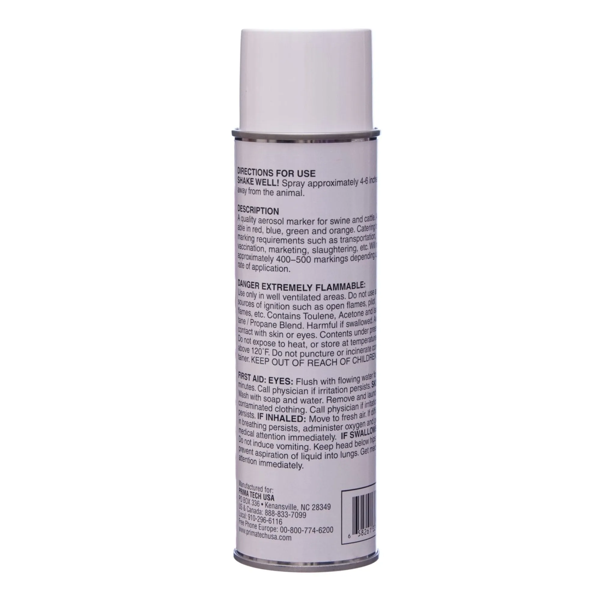 Prima Glo Marking Spray-On Fluorescent Livestock Marking Paint