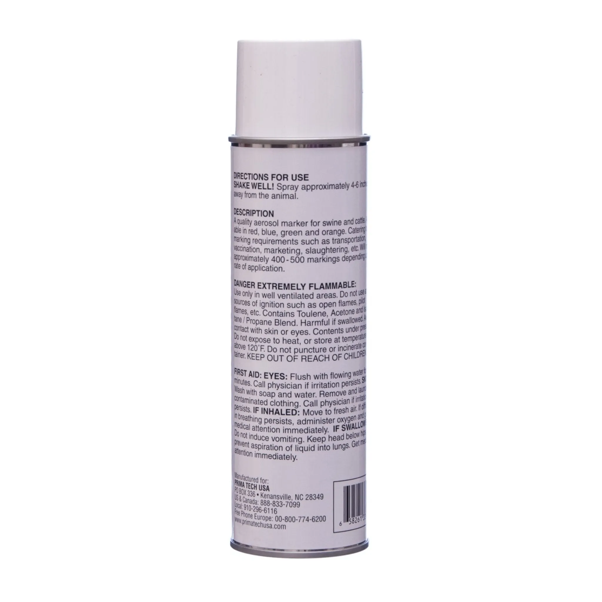 Prima Glo Marking Spray-On Fluorescent Livestock Marking Paint