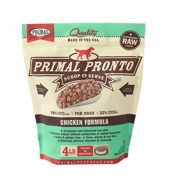 Primal Frozen Raw Dog Food Chicken