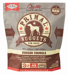 Primal Frozen Raw Dog Food Venison livestock health goat wellness poultry spray cattle health aid goat nutrition