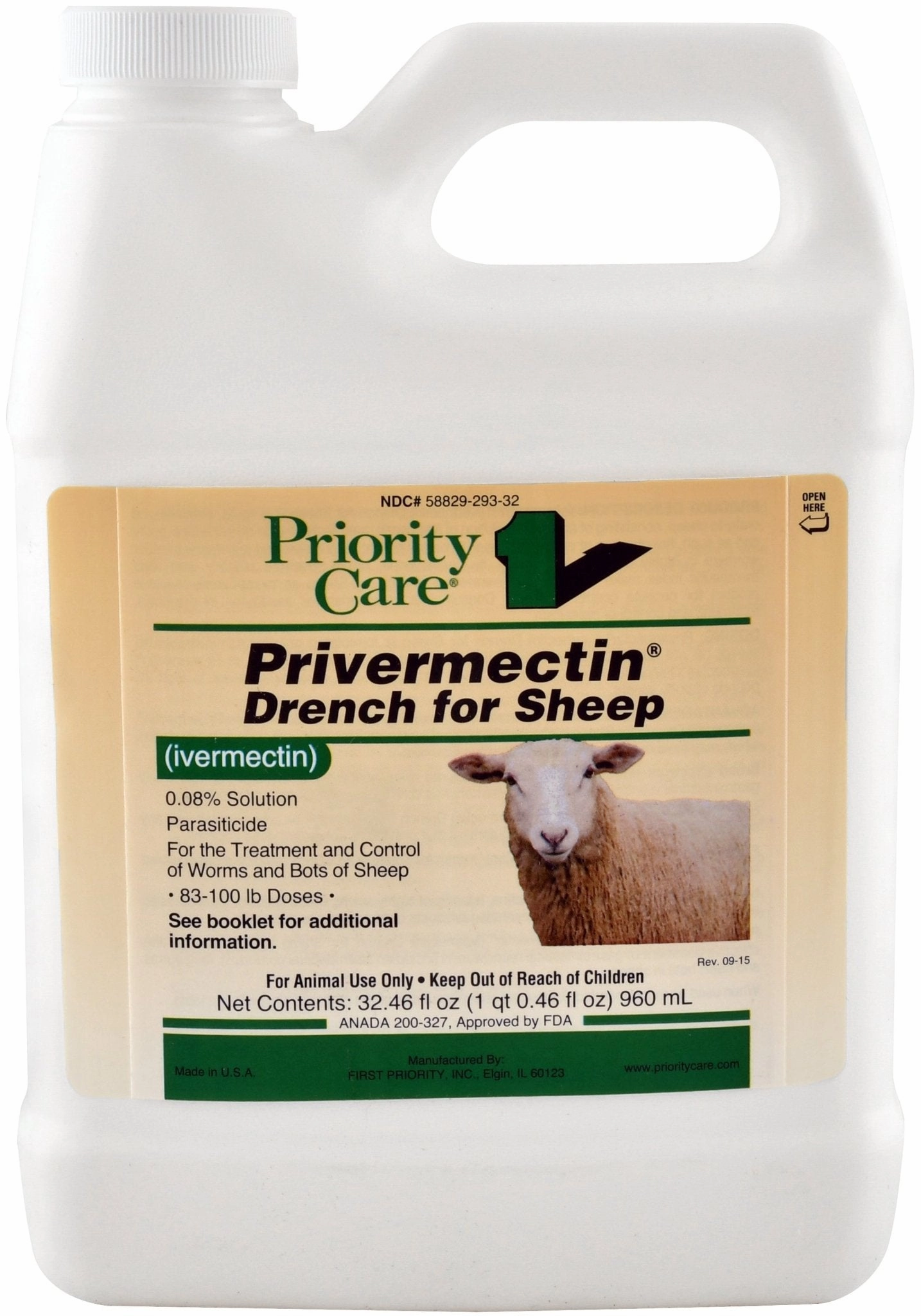 Privermectin Sheep Drench Wormer chicken supplies backyard chicken coop accessories poultry food chicken vitamins