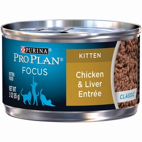Pro Plan Kitten Chicken & Liver Wet Cat Food cat supplies cat house cat tree cat feeder cat collar
