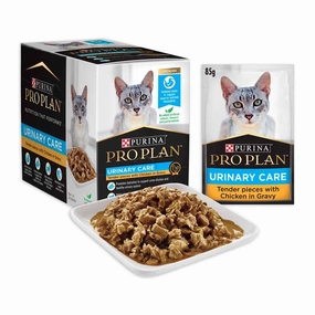 Pro Plan Urinary Tract Health Chicken In Gravy Adult Pouch Cat Food 85g x 12 dog travel bag car seat cover pet carrier for car training leash dog training whistle