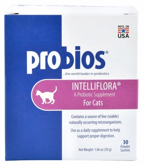 Probios Intelliflora Probiotic Supplement For Cats, 30 Pack plush dog toys fluffy dog toy dog cuddle toy dog toy set stuffed toy for dogs