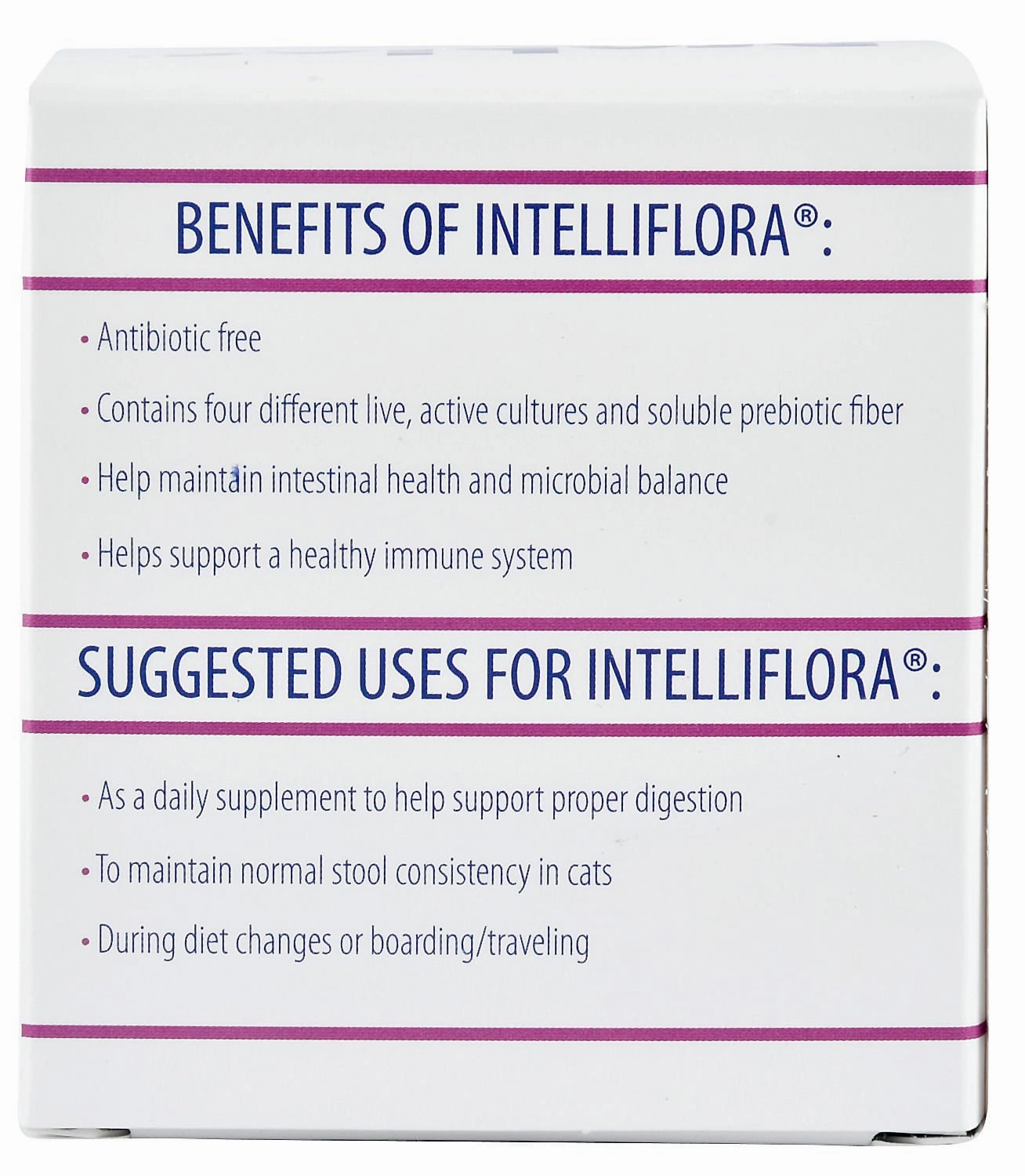 Probios Intelliflora Probiotic Supplement For Cats, 30 Pack