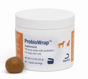 ProbioWrap Pill Wrap Paste with Probiotics, 4.2 oz dog plush squeaky toy interactive plush toy plush rope toy tough plush dog pillow toy