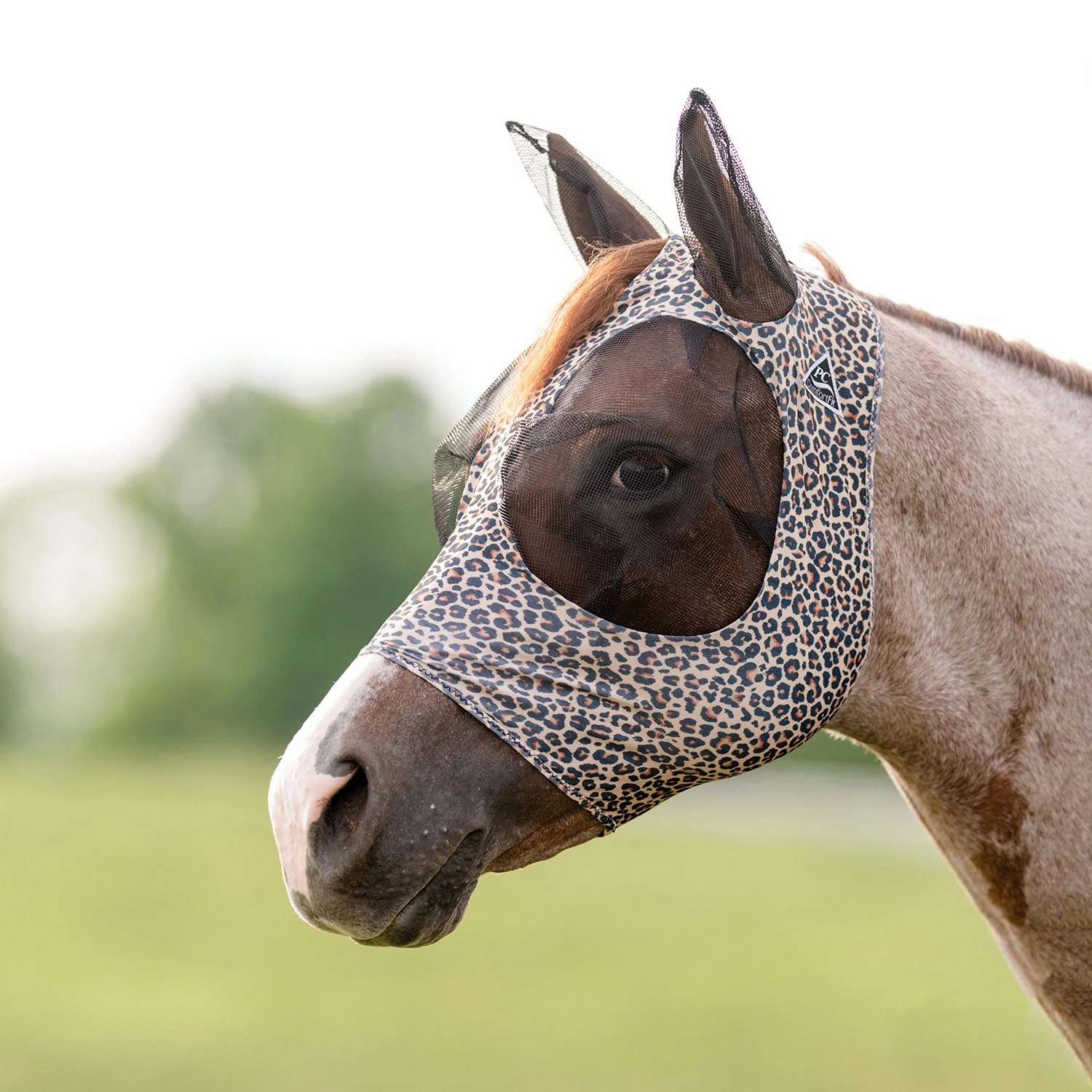 Professional's Choice Comfort Fit Lycra Horse Fly Mask with Ears