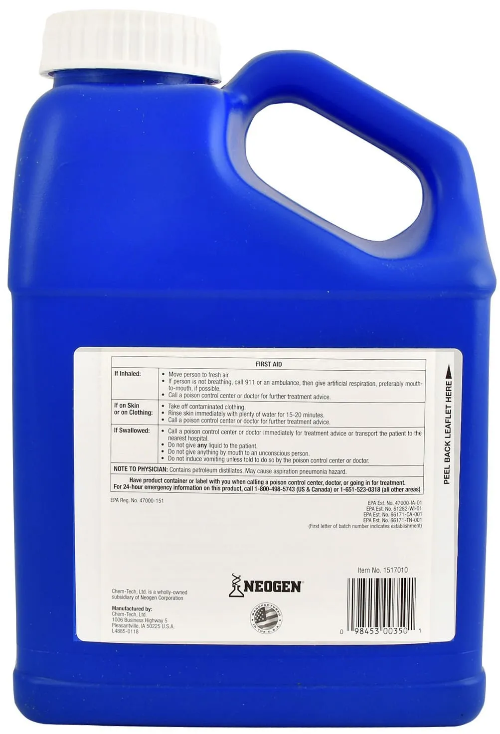 Prozap Insectrin 1% Pour-On Xtra Fly Insecticide, Gallon