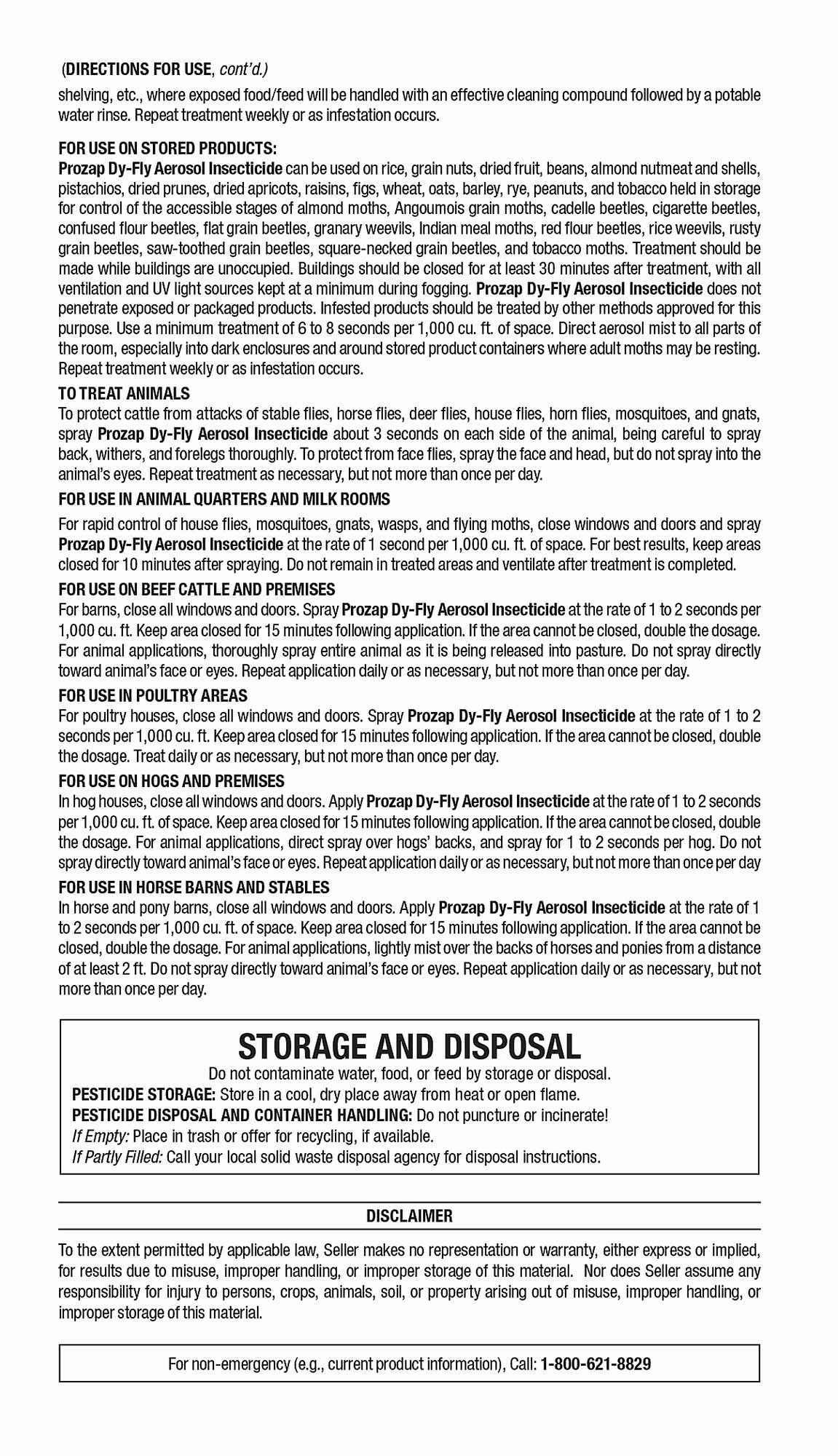 Prozap DyFly Aerosol Insecticide