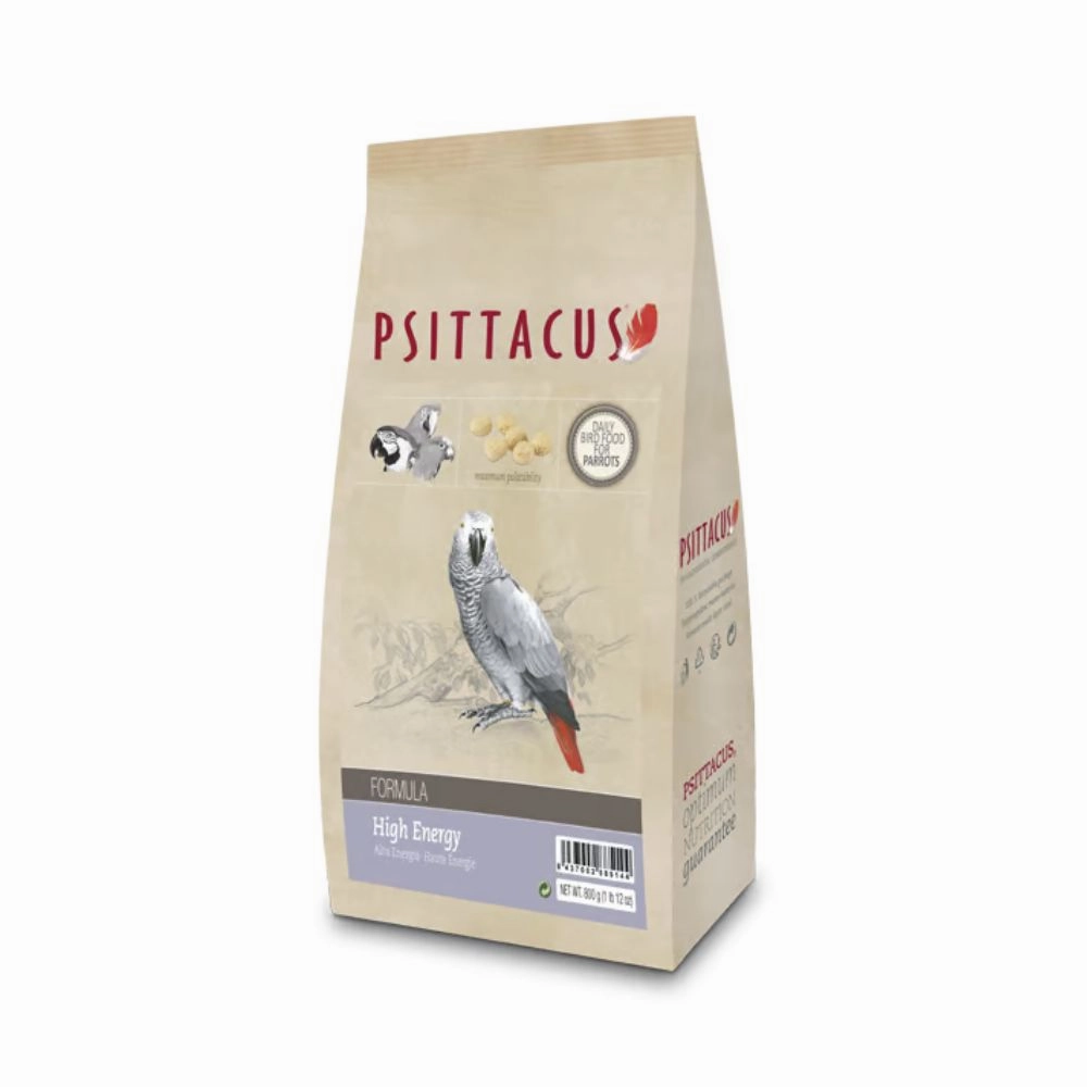 Psittacus Formula Daily Bird Food For Parrots High Energy 800g bird cage parrot food bird toys bird perch bird treats