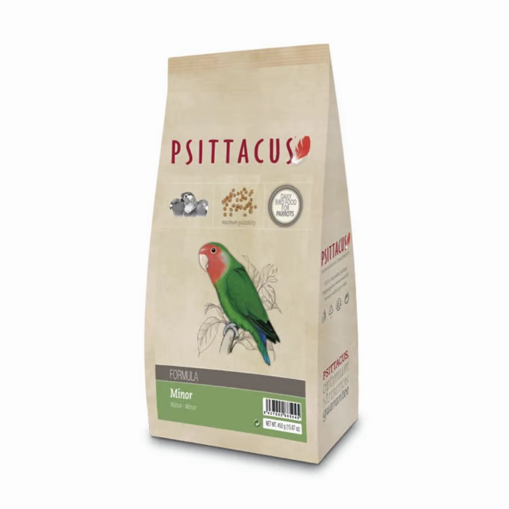 Psittacus Formula Daily Bird Food For Parrots Minor 450g bird cage parrot food bird toys bird perch bird treats