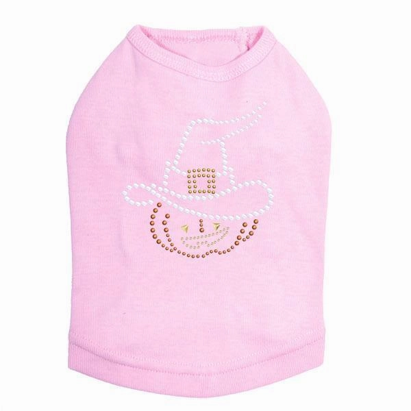 Pumpkin Witch Rhinestone Dog Tank