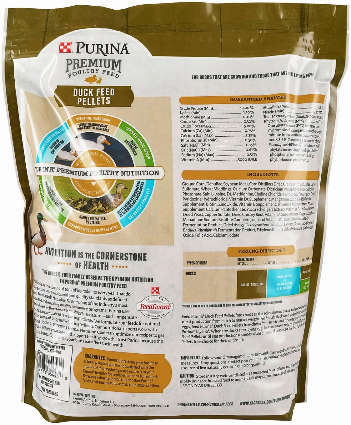Purina Duck Feed Pellets