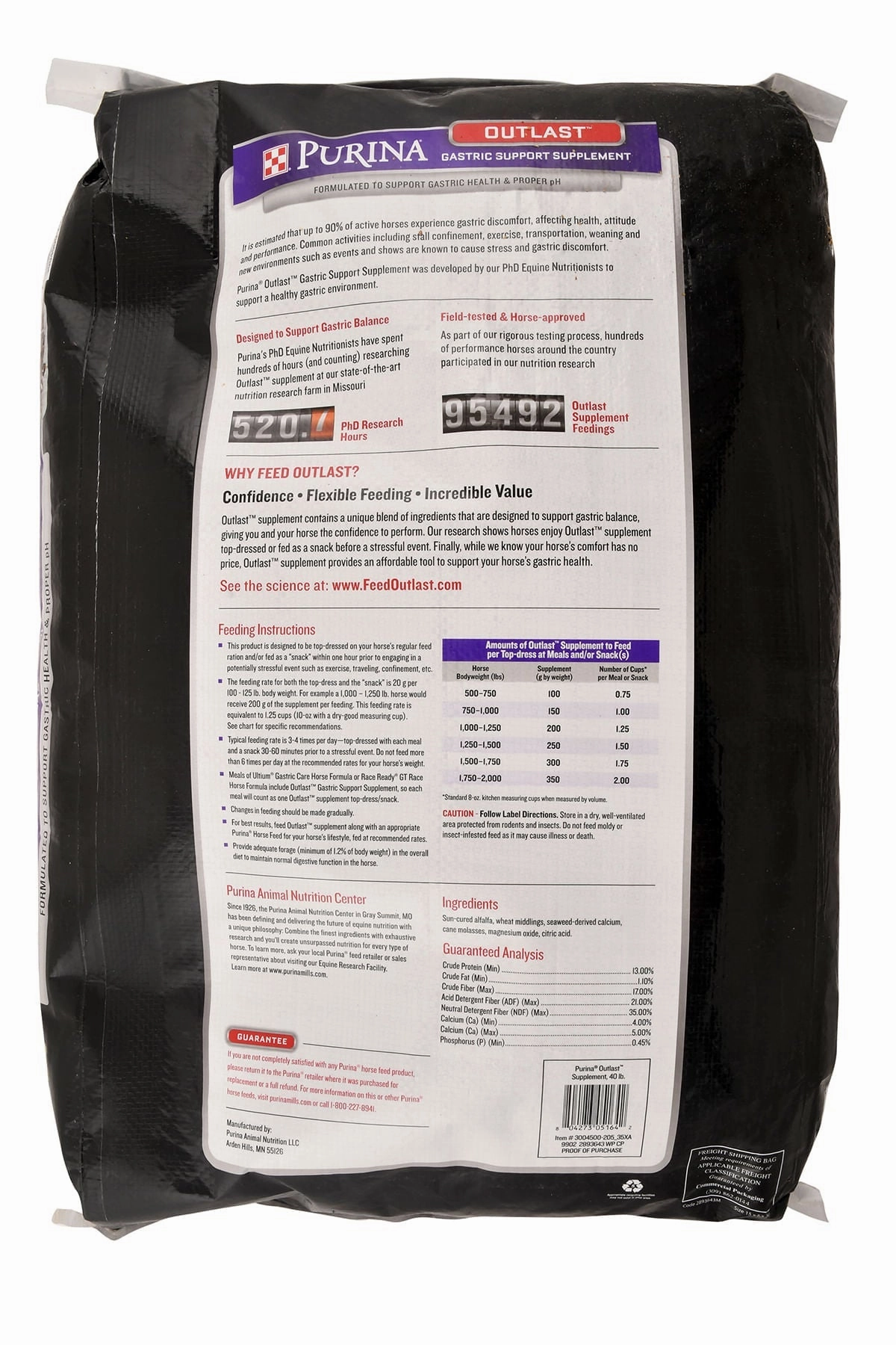 Purina Outlast Gastric Support Supplement