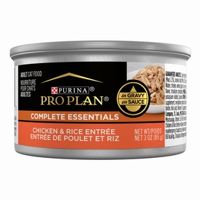 Purina Pro Plan Chicken & Rice Entree In Gravy Canned Cat Food cat calming diffuser cat stress relief anxiety cat treats cat relaxing spray pet mood aid
