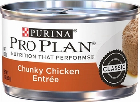 Purina Pro Plan Classic Chicken Chunky Entree Canned Cat Food cat supplies cat house cat tree cat feeder cat collar
