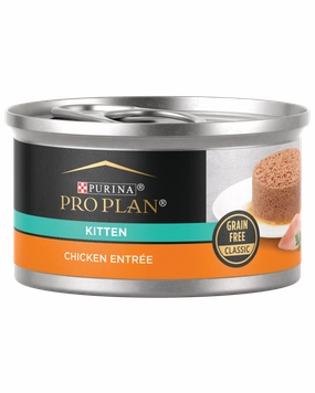 Purina Pro Plan Classic Chicken Grain-Free Kitten Entree Canned Cat Food cat calming diffuser cat stress relief anxiety cat treats cat relaxing spray pet mood aid