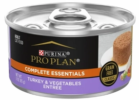 Purina Pro Plan Complete Essentials Adult Grain Free Turkey and Vegetable Entree Classic Canned Cat Food cat calming diffuser cat stress relief anxiety cat treats cat relaxing spray pet mood aid