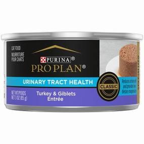 Purina Pro Plan Focus Adult Urinary Tract Health Formula Turkey and Giblets Entree Canned Cat Food cat calming diffuser cat stress relief anxiety cat treats cat relaxing spray pet mood aid