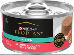 Purina Pro Plan Focus Kitten Classic Salmon & Ocean Fish Entree Canned Cat Food cat calming diffuser cat stress relief anxiety cat treats cat relaxing spray pet mood aid