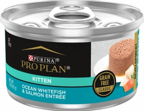 Purina Pro Plan Focus Kitten Ocean Whitefish and Tuna Entree Flaked Canned Cat Food cat calming diffuser cat stress relief anxiety cat treats cat relaxing spray pet mood aid