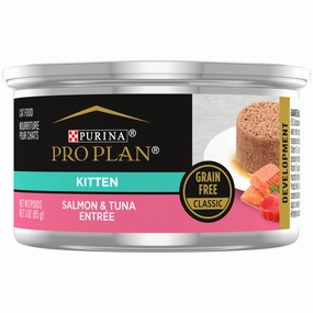 Purina Pro Plan Grain-Free Pate Salmon & Tuna Entree Pull-Top Can Wet Kitten Food cat calming diffuser cat stress relief anxiety cat treats cat relaxing spray pet mood aid