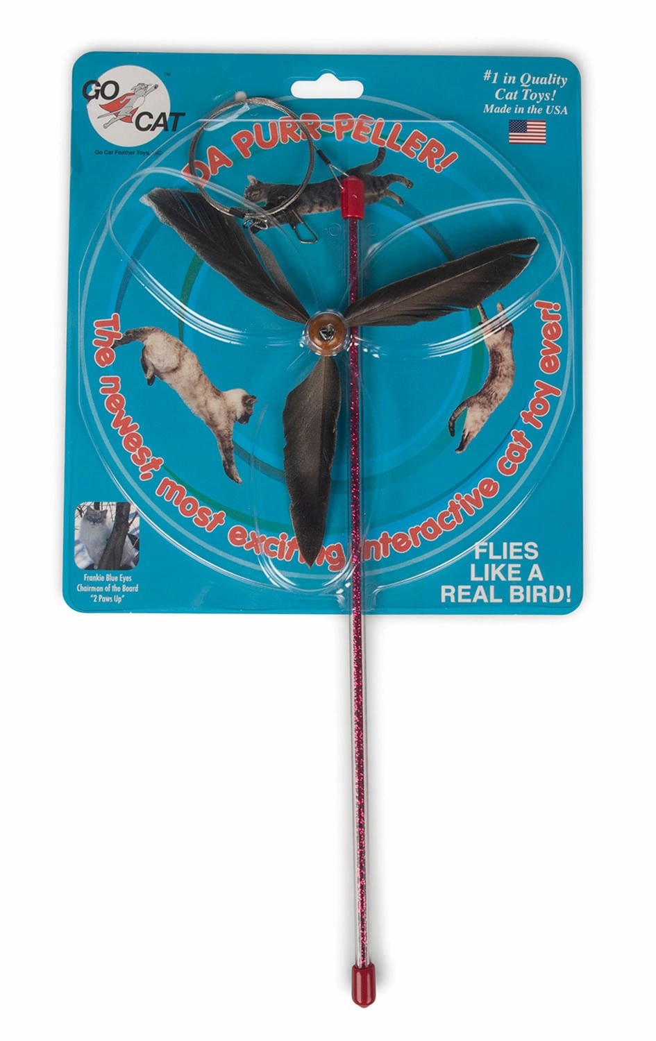 Purr Peller Wand Cat Toy
