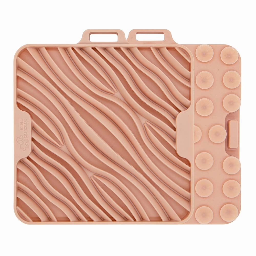 Puzzle Feeder Lick Mat for Dogs and Cats (Puzzle Feeder Wave) dog carrier dog bag pet backpack dog car seat carrier soft dog crate