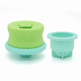 Puzzle Lickpop Green Interactive Treat Dispensing Dog Toy dog travel bowl foldable dog bowl dog water dispenser automatic dog feeder raised dog bowl