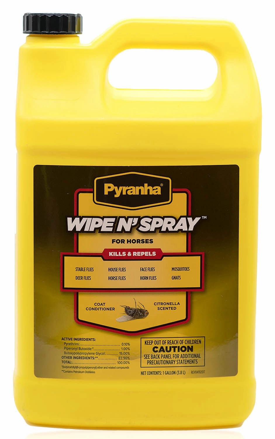 Pyranha Wipe N' Spray Fly Spray for Horses