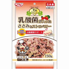 Q-Pet Aijo Restaurant Chicken Stick Jerky With Lactic Acid Bacteria & Strawberry Dog Treats 150g (Exp Jul 2025) chicken fence goat pen animal fencing electric fencing portable livestock fence