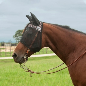 Quiet Ride Fly Mask with Ears, Leopard pet shampoo pet brush pet wipes pet scissors pets comb