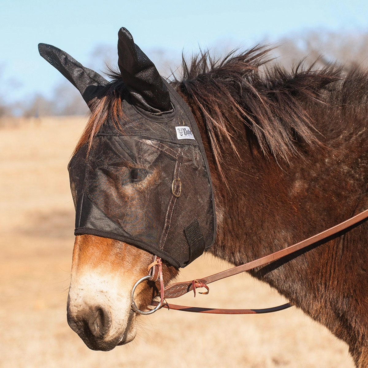 Quiet Ride Fly Mask with Mule Ears, Black, Draft pet shampoo pet brush pet wipes pet scissors pets comb