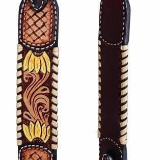 Rafter T Painted Sunflower Single Ear Headstall