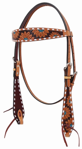 Rafter T Turquoise Sunflower Browband Headstall cat fur care cat grooming tools cat deshedding brush cat bath kit cat nail trimmer
