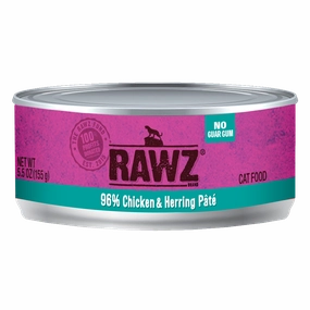 RAWZ 96% Chicken & Herring Pate Wet Cat Food cat treats toys for cats cat hair remover cat cleaning supplies cat food bowl
