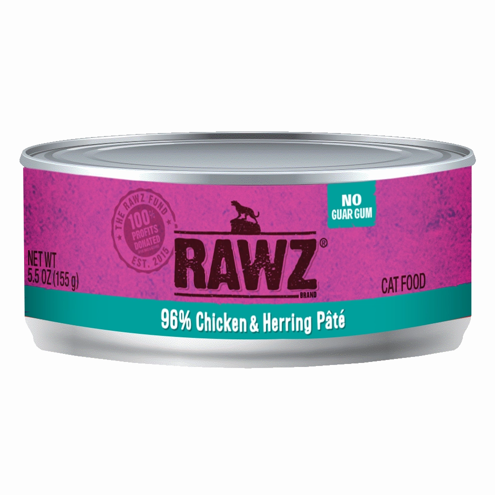 RAWZ 96% Chicken & Herring Pate Wet Cat Food cat treats toys for cats cat hair remover cat cleaning supplies cat food bowl