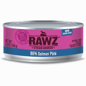 RAWZ 96% Salmon Pate Wet Cat Food cat treats toys for cats cat hair remover cat cleaning supplies cat food bowl