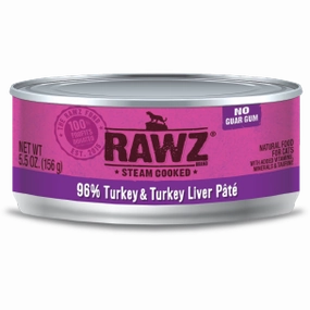 RAWZ 96% Turkey and Turkey Liver Wet Cat Food cat treats toys for cats cat hair remover cat cleaning supplies cat food bowl