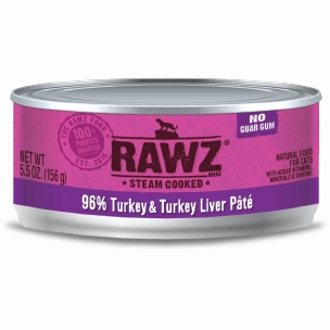 RAWZ 96% Turkey and Turkey Liver Wet Cat Food cat treats toys for cats cat hair remover cat cleaning supplies cat food bowl