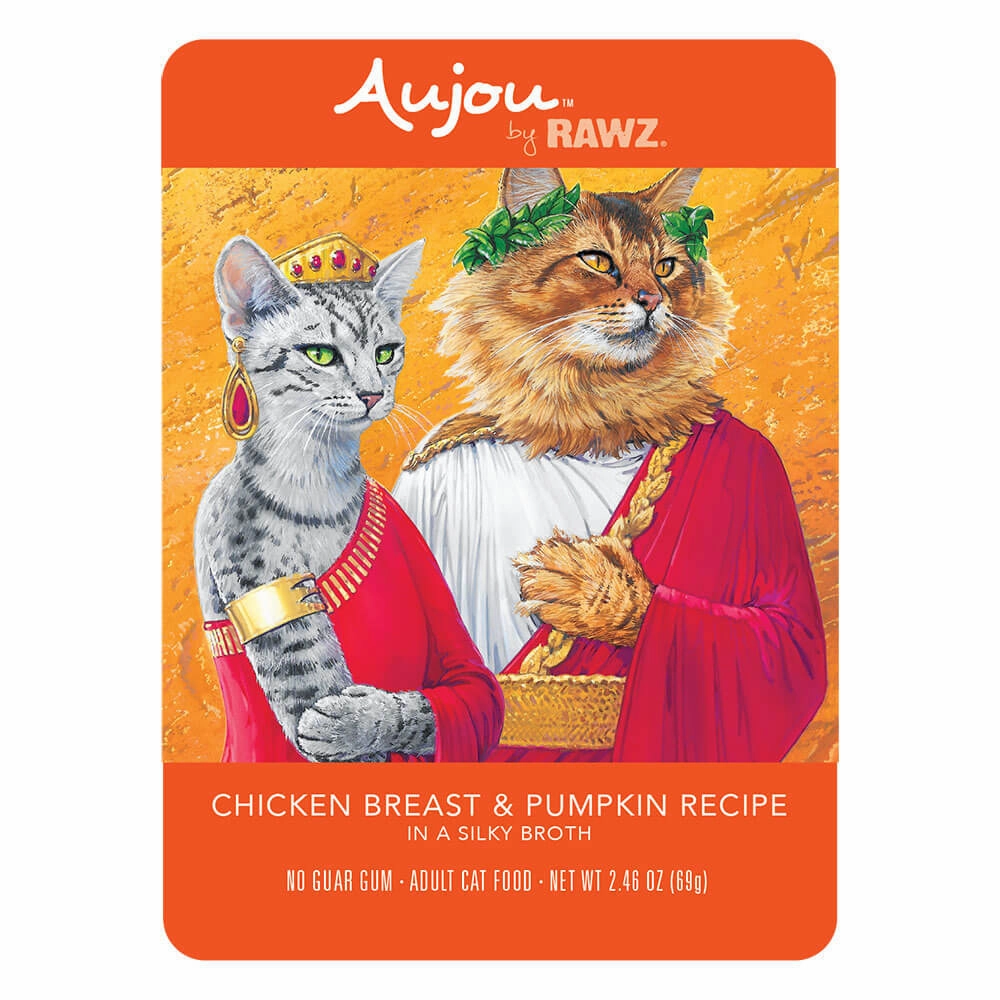 RAWZ Aujou Chicken & Pumpkin Wet Cat Food cat supplies cat house cat tree cat feeder cat collar
