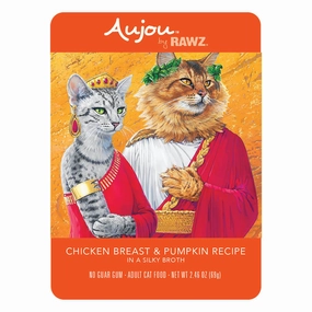 RAWZ Aujou Chicken & Pumpkin Wet Cat Food cat treats toys for cats cat hair remover cat cleaning supplies cat food bowl