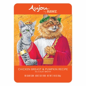 RAWZ Aujou Chicken & Pumpkin Wet Cat Food cat supplies cat house cat tree cat feeder cat collar