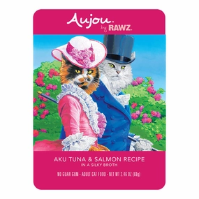 RAWZ Aujou Tuna & Salmon Wet Cat Food cat treats toys for cats cat hair remover cat cleaning supplies cat food bowl