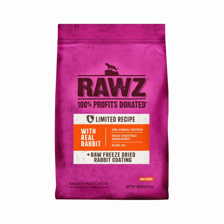 RAWZ Meal Free Dehydrated Rabbit Dry Cat Food cat treats toys for cats cat hair remover cat cleaning supplies cat food bowl