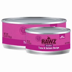 RAWZ Shredded Tuna & Salmon Wet Cat Food cat treats toys for cats cat hair remover cat cleaning supplies cat food bowl