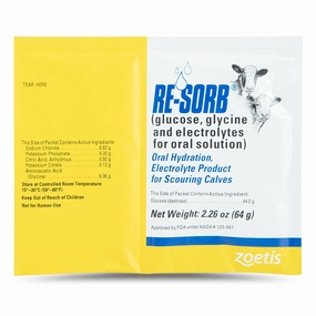Re-Sorb, 2.26 oz pkt sheep feed sheep mineral sheep hay sheep pellets sheep salt block
