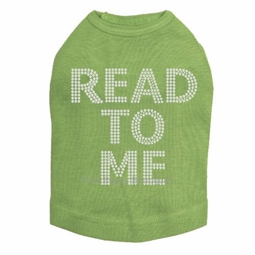 Read To Me (Therapy Dog) Rhinestone Tanks- Many Colors