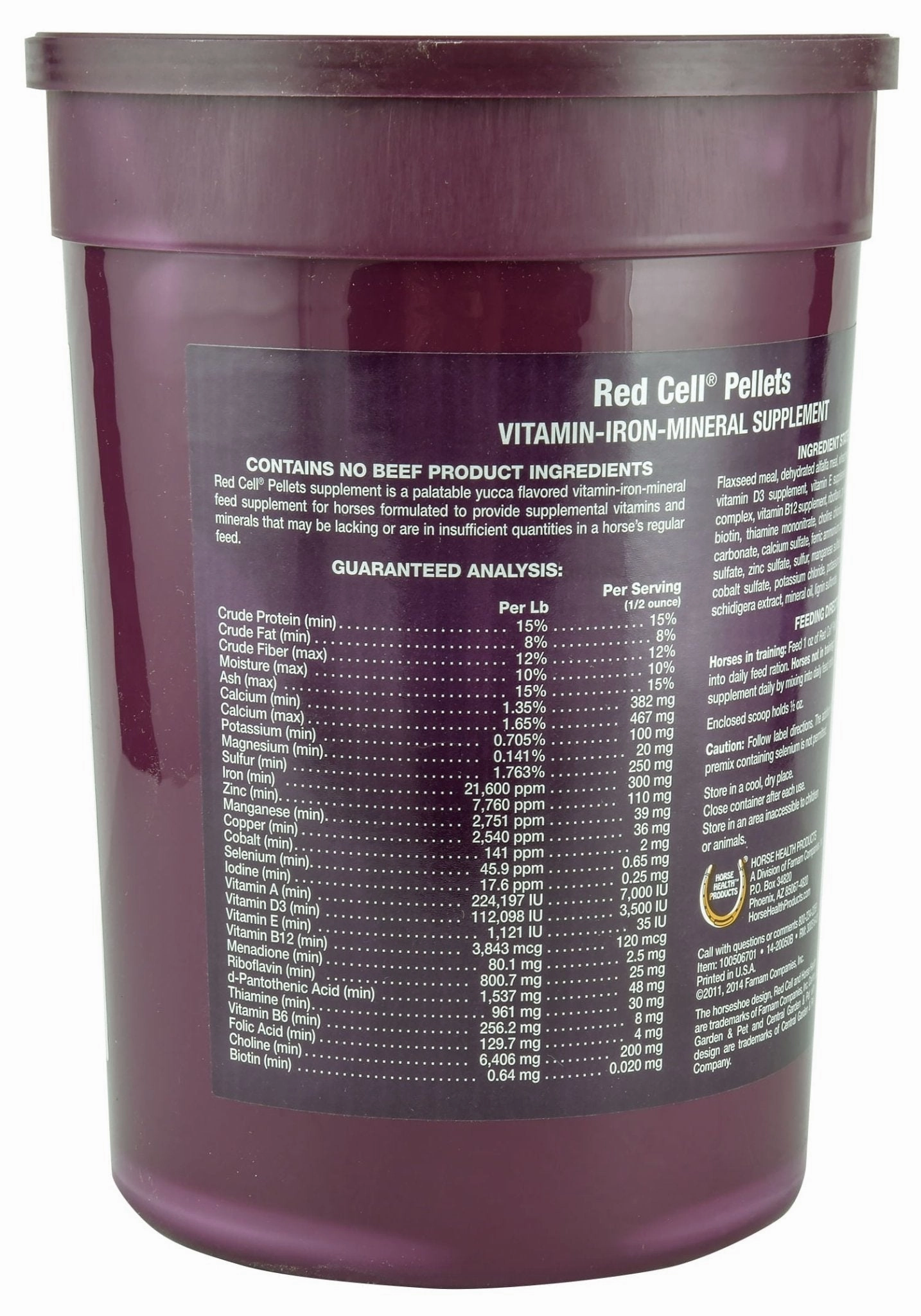 Red Cell Pellets, 4 lb